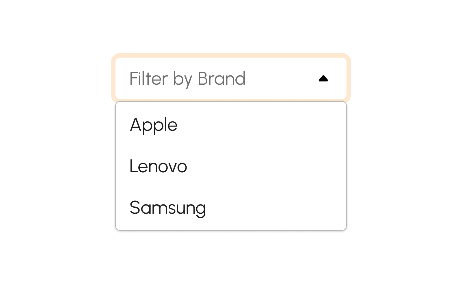 Filter Products by Brand